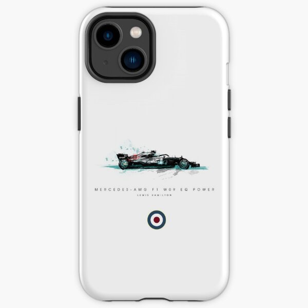 Mercedes F1 Acuarela Imprimir Funda resistente para iPhone