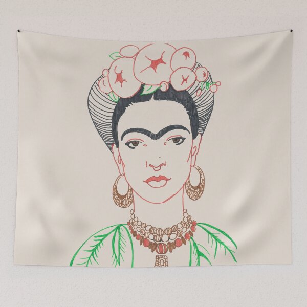Item preview, FRIDA KAHLO frieda kahlo mask, frida kahlo mask, frida khalo,Feminist Mexican portrait quote designed and sold by GalleryArtField.