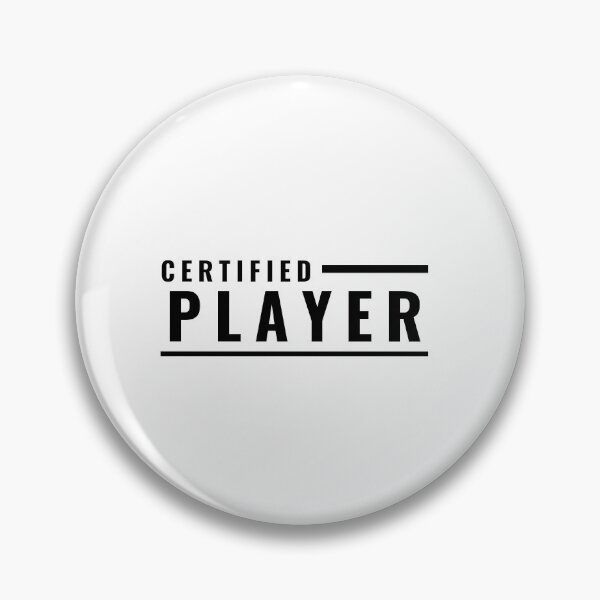 Item preview, Certified Player designed and sold by ItsNikkiArts.