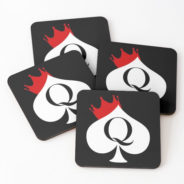 Item preview, Queen of spades White designed and sold by Stuff-By-Me.