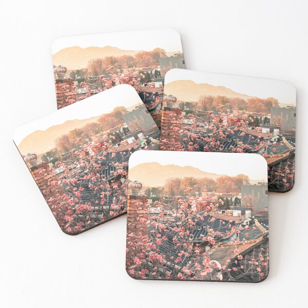 Item preview, Seoul Rooftops - Bukchon Hanok Village, Seoul, Korea designed and sold by TRVLR Designs.