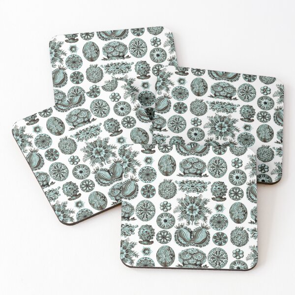 Item preview, Ernst Haeckel Ascidiae Sea Squirts Vintage Teal designed and sold by aimeewilson.
