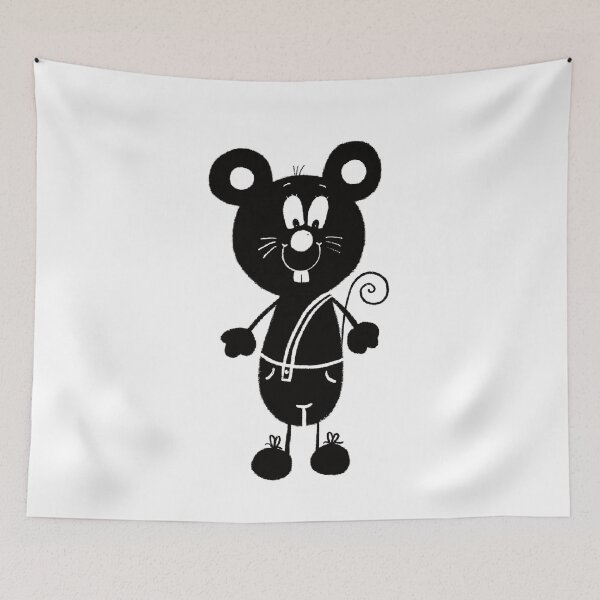 Item preview, Black and white mouse designed and sold by KateCrafts.