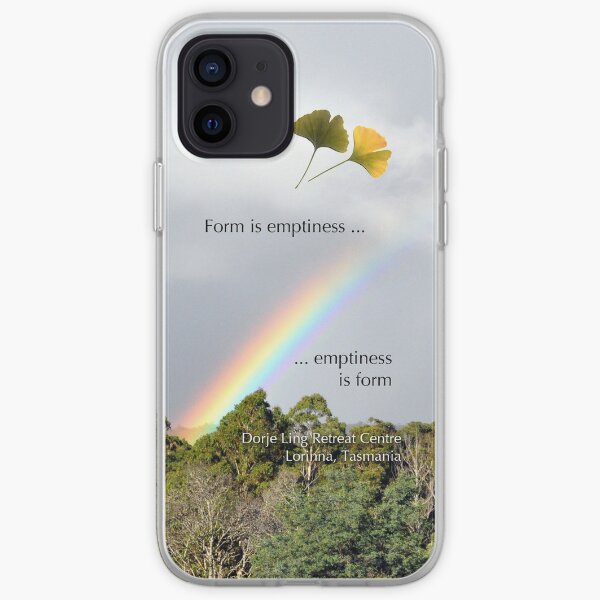 Rainbow over Dorje Ling Retreat Centre. iPhone Soft Case