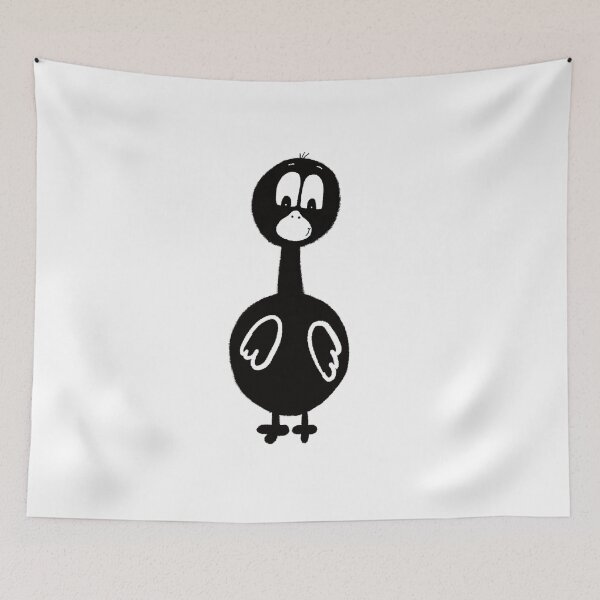 Item preview, Black and white duck designed and sold by KateCrafts.