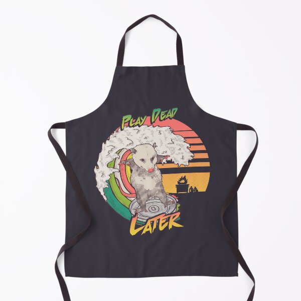 Item preview, Play Dead Later - Funny Swag Possum Rainbow Surfing on a Dumpster Can Lid | Lets Eat Trash and get Hit by a Car Live Ugly Cats Summer Vibes Street Playing Possum Fake your death Poss BPD Vibe Check designed and sold by Any Color Designs.