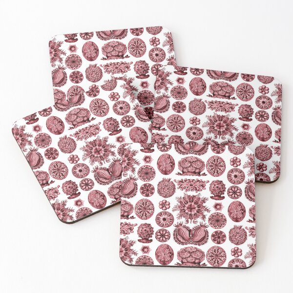 Item preview, Ernst Haeckel Ascidiae Sea Squirts Red designed and sold by aimeewilson.