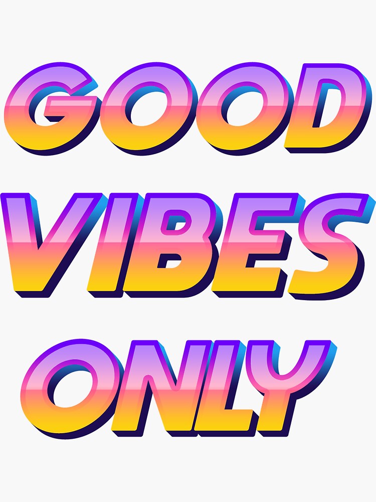 Premium Vector  Summer vibes text with sun sticker groovy