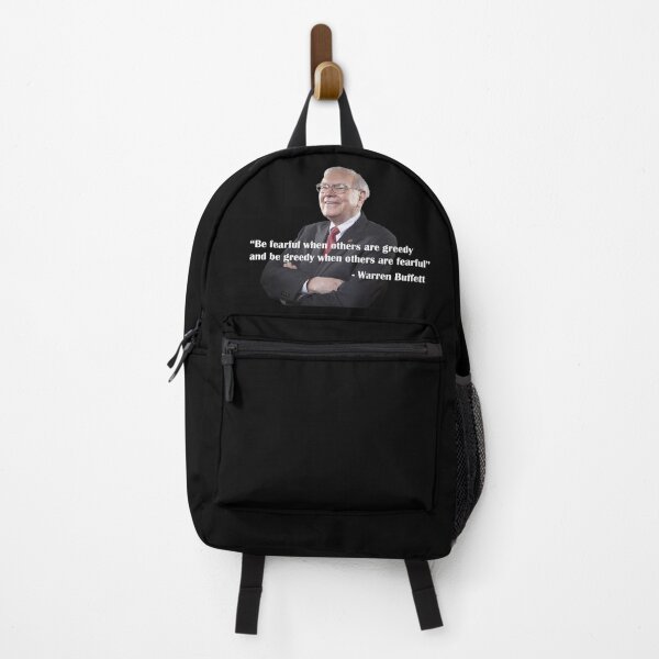 Item preview, Warren Buffett Investing Quote Be Fearful When Others Are Greedy designed and sold by JustCreativity.