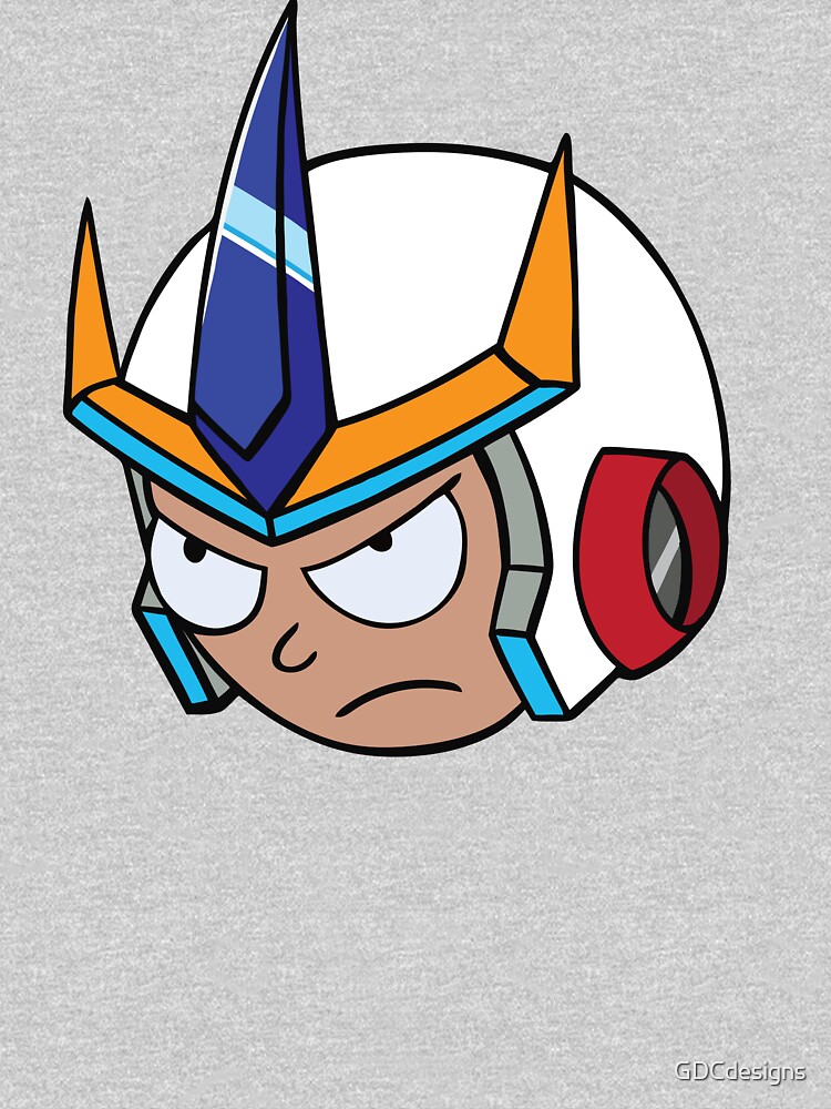 Super Cool Rick and Morty™ Morty Head with Combat Armour Helmet by GDCdesigns