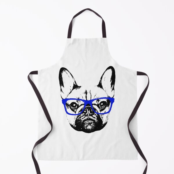 Item preview, Hipster French Bulldog With Blue Glasses designed and sold by NinjaStries.