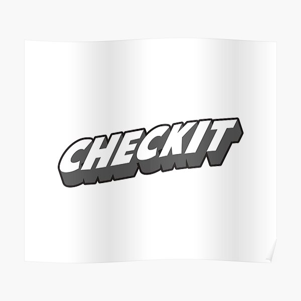 “chekit!” Poster by Kemulicious | Redbubble