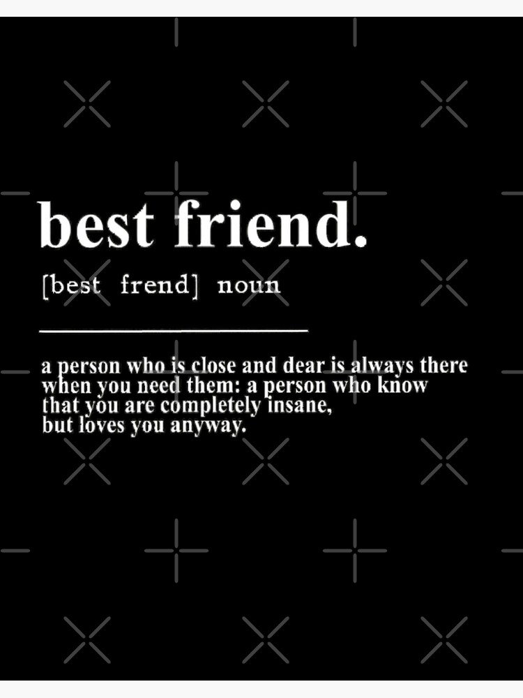 Friends Definition Print, Friendship Gifts, Friendship Quotes, Best Friend  Print, Gifts For Bestie, Gift For Friends, Home Decor, Wall Print