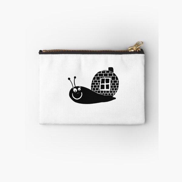 Item preview, Black and white snail designed and sold by KateCrafts.