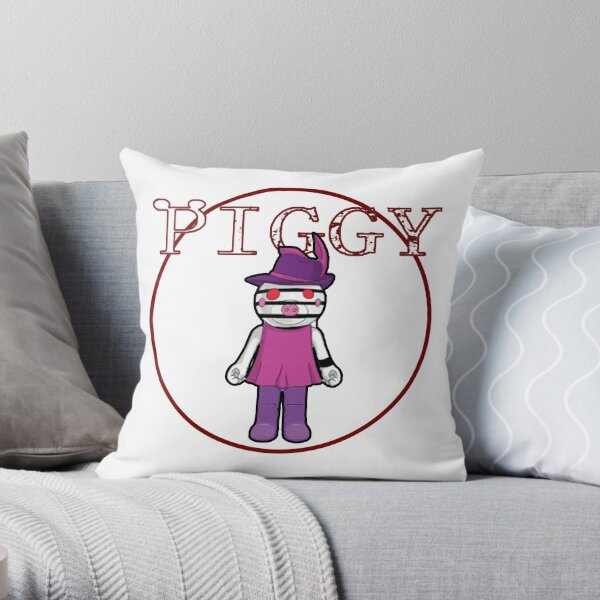 Piggy Roblox Avatar Pillows Cushions Redbubble - full body piggy roblox characters zizzy