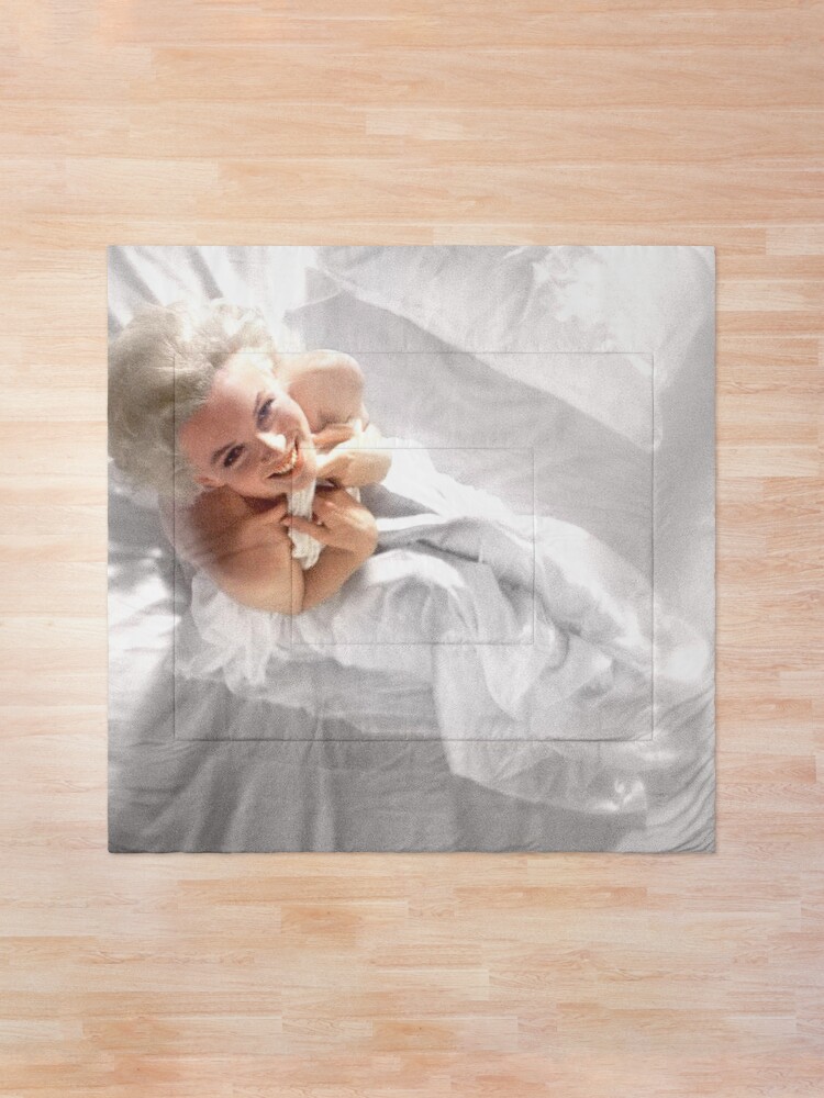 Alternate view of MARILYN : Vintage 1952 in Bed Print Comforter