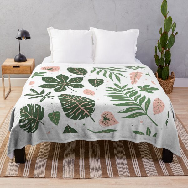Item preview, Pink green leaf designed and sold by Lisa Johnson.