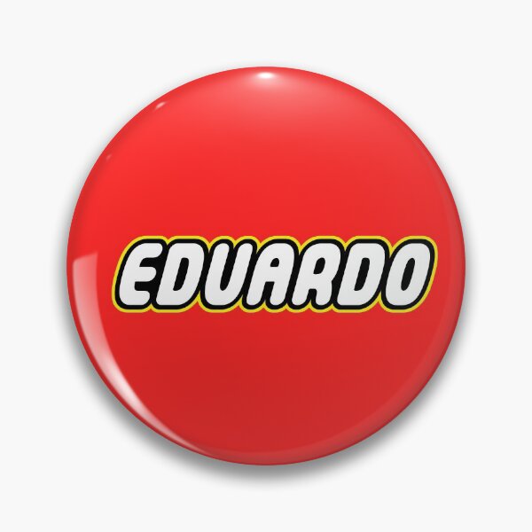 Artikelvorschau, Eduardo Retro Ziegel Geschenk für Mini Builder und Ziegel Fan Alles Gute zum Geburtstag Eduardo entworfen und verkauft von Urosek.