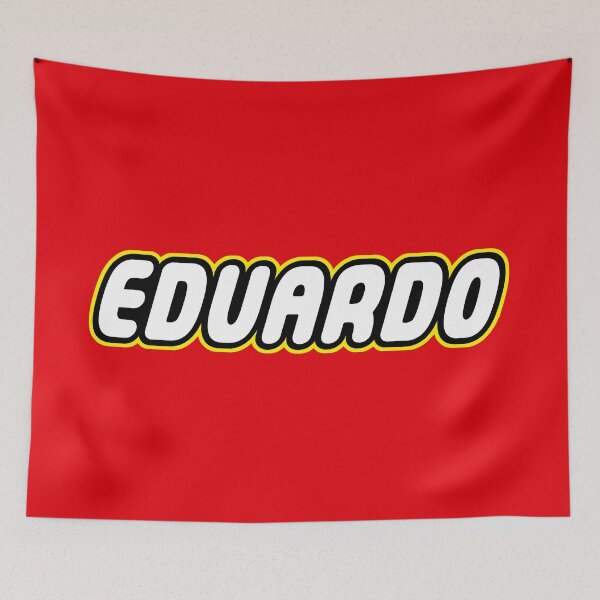 Item preview, Eduardo retro bricks gift for mini builder and bricks fan Happy Birthday Eduardo designed and sold by Urosek.