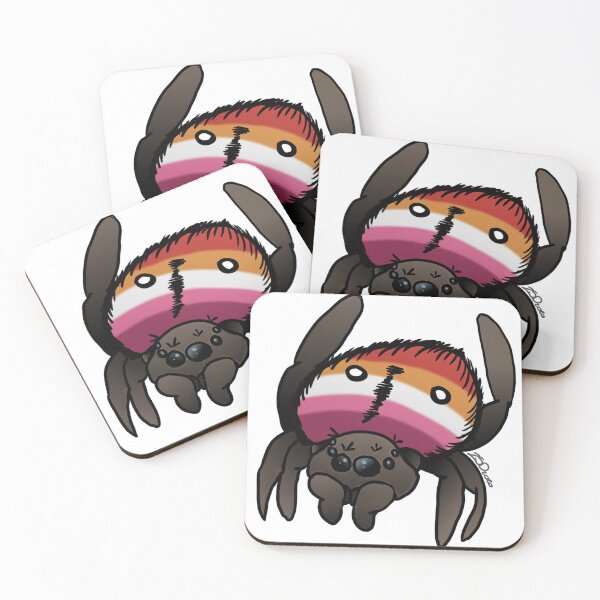 Item preview, Peacock Spider Pride lesbian  designed and sold by Farsketched.