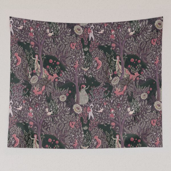 Item preview, Whimsical  Wonderland in purple designed and sold by Gaia Marfurt.