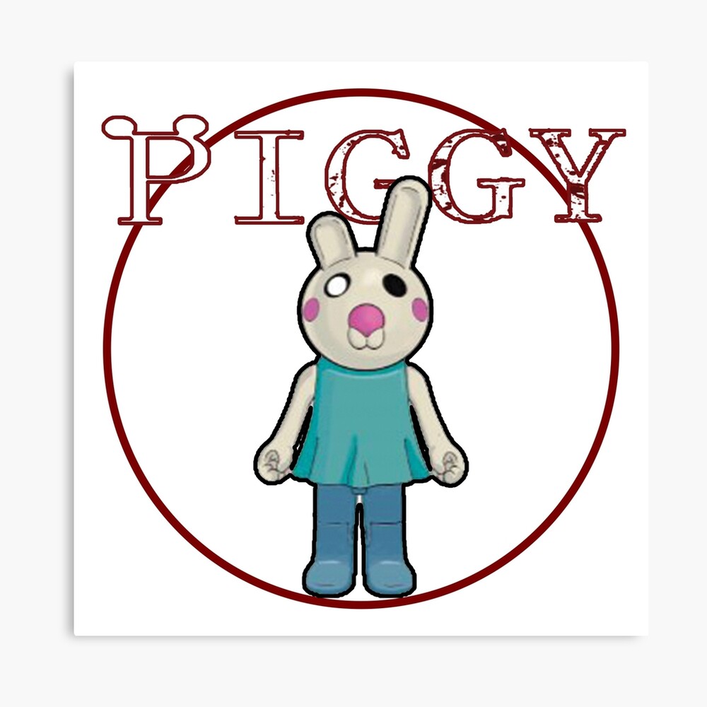 Bunny Piggy Roblox Roblox Game Roblox Characters Photographic Print By Affwebmm Redbubble - fanart piggy roblox character bunny piggy