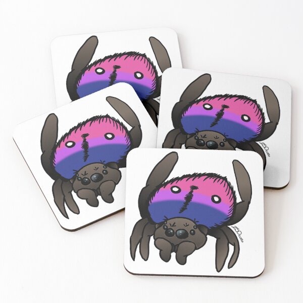 Item preview, Peacock Spider Pride bisexual  designed and sold by Farsketched.