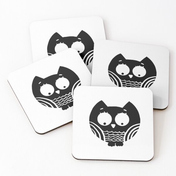 Item preview, Black and white owl designed and sold by KateCrafts.