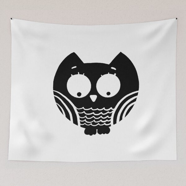 Item preview, Black and white owl designed and sold by KateCrafts.