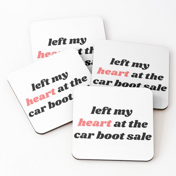 Item preview, Left My Heart At The Car Boot Sale designed and sold by isobelcough.