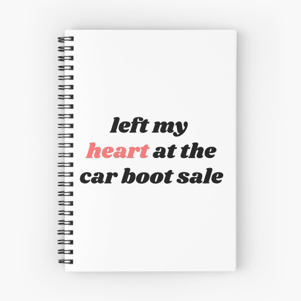 Item preview, Left My Heart At The Car Boot Sale designed and sold by isobelcough.