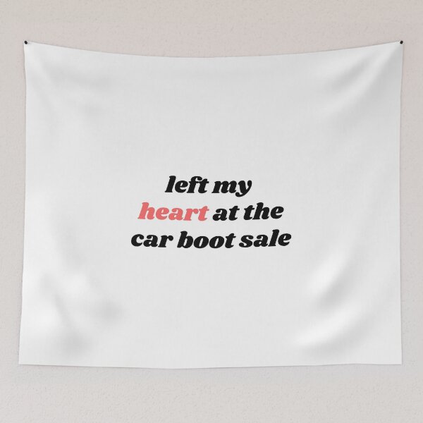 Item preview, Left My Heart At The Car Boot Sale designed and sold by isobelcough.