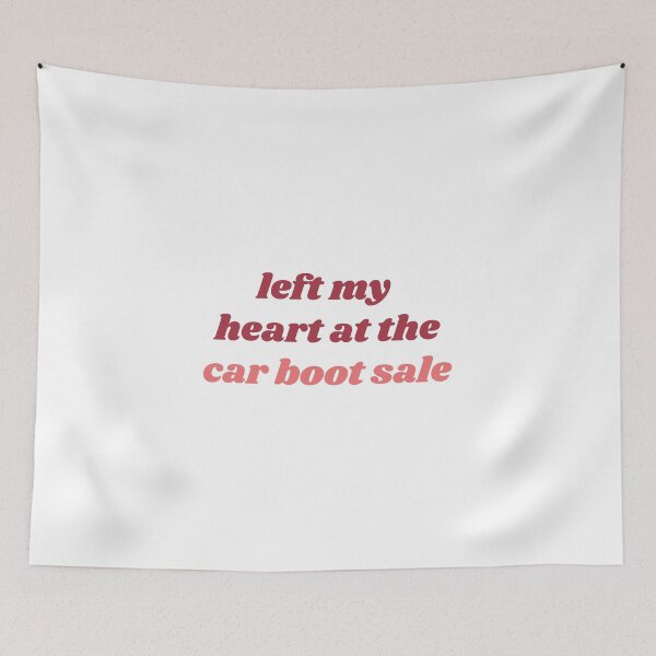 Item preview, Left My Heart At The Car Boot Sale designed and sold by isobelcough.