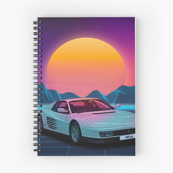 Item preview, Testarossa Synthwave Car designed and sold by yaekus.
