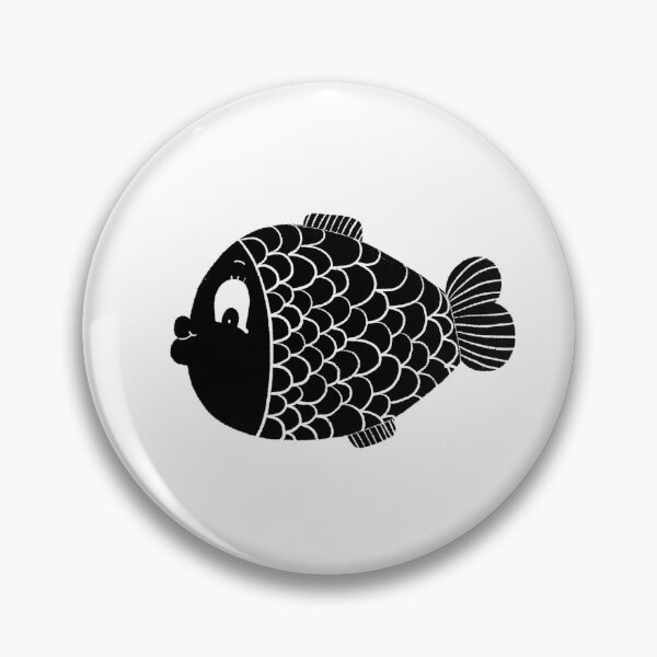 Item preview, Black and white fish designed and sold by KateCrafts.