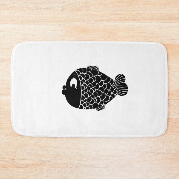 Item preview, Black and white fish designed and sold by KateCrafts.