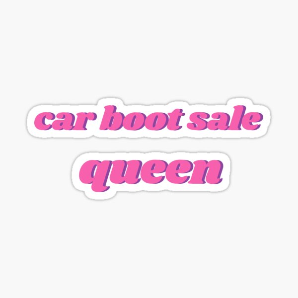 Vista previa del artículo con la obra « Car Boot Sale Queen», diseñado y vendido por isobelcough.