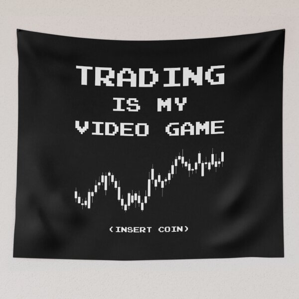 Item preview, Trading Is My Video Game ✅ Insert Coin designed and sold by sachpica.