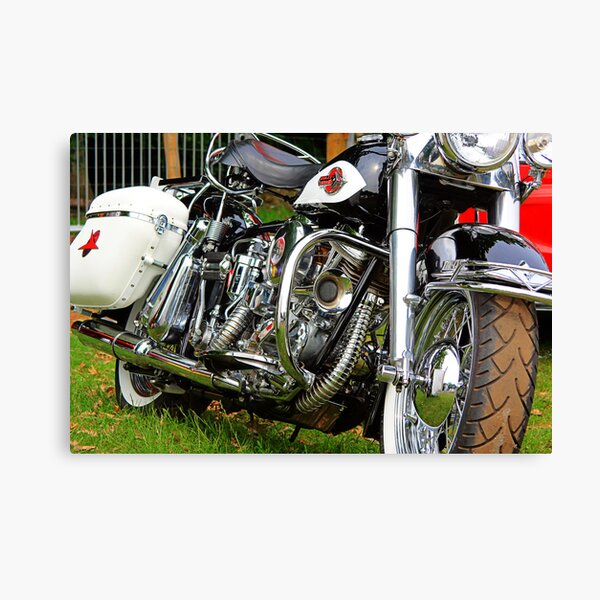 Harley Davidson Canvas Prints Redbubble