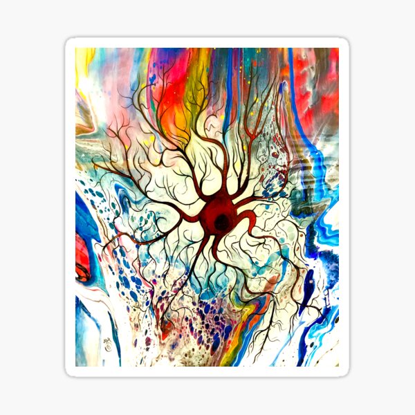 Rosehip Neuron Sticker