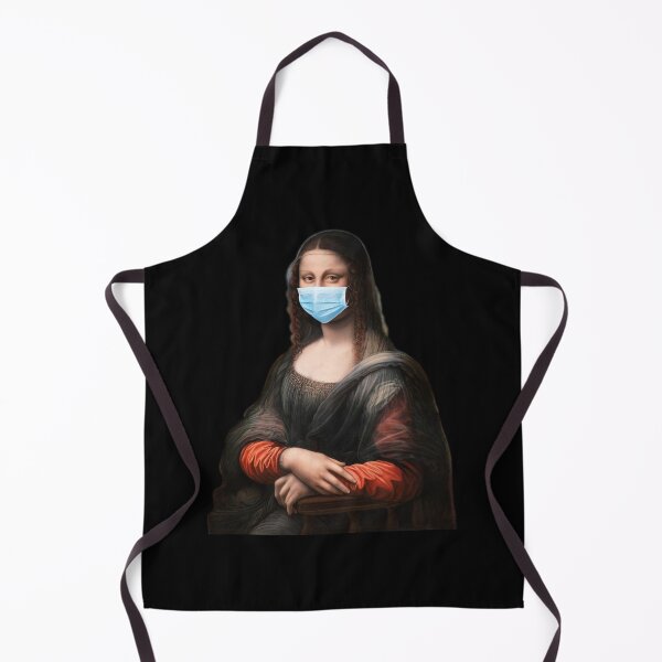Item preview, Mona Lisa wearing mask in public designed and sold by Go Outdoor Recreation.