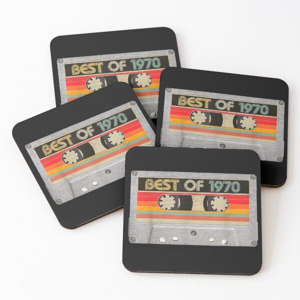 Item preview, Best Of 1970 50th Birthday Gifts Cassette Tape Vintage T-Shirt designed and sold by KingoC.