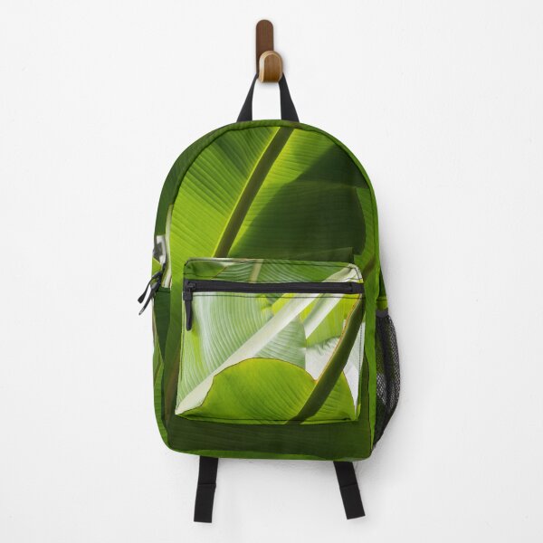 Item preview, Luscious Tropical Greens - Huge Banana Leaves Patterns - Vertical View Downward Left designed and sold by Georgia Mizuleva.