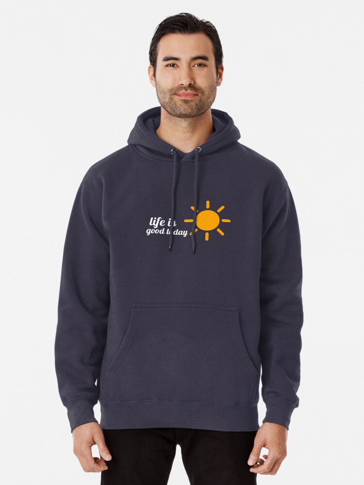 Life is good yellow deals sweatshirt