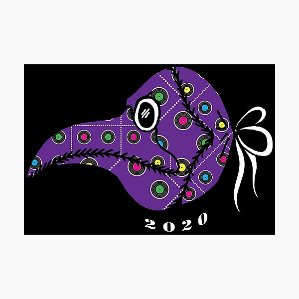 PURPLE RECORDS-PLAGUE 2020 Photographic Print