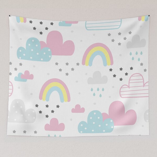 Item preview, Nubes arcoiris designed and sold by Rama Geeves.