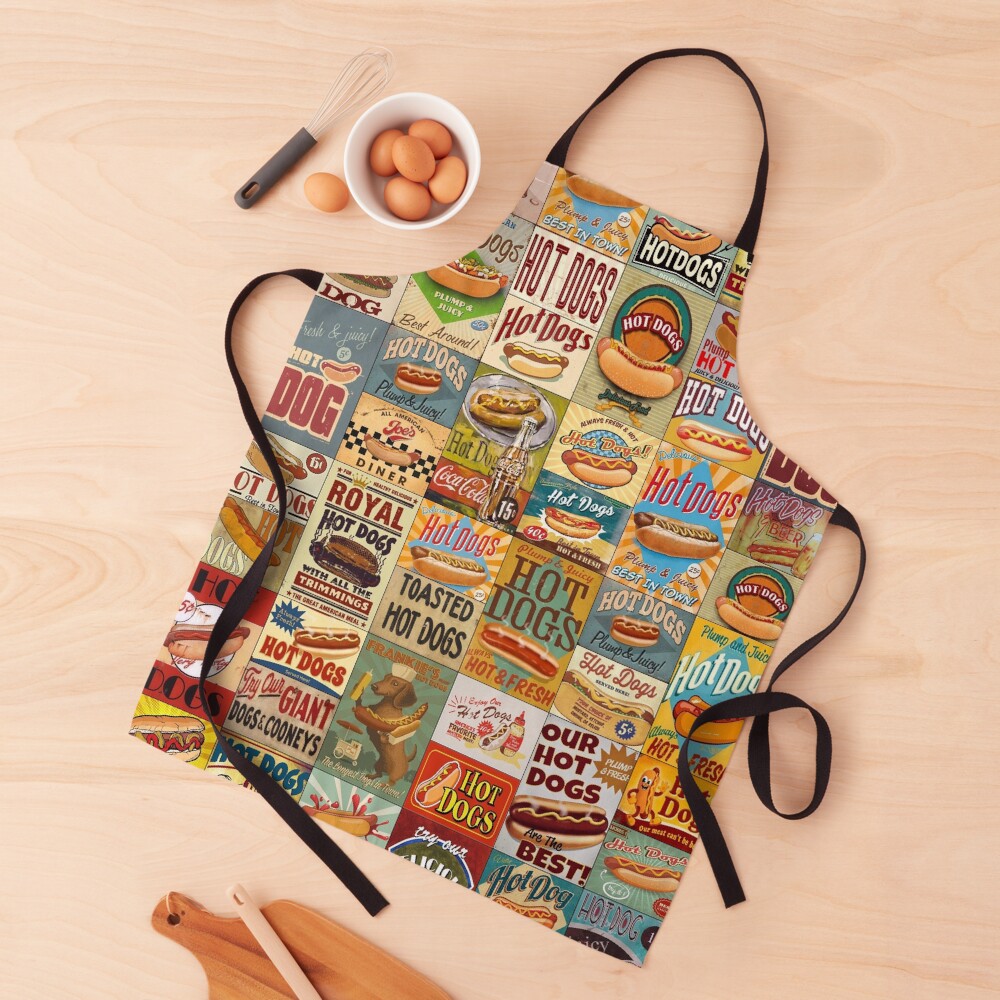 Hot Dogs Apron