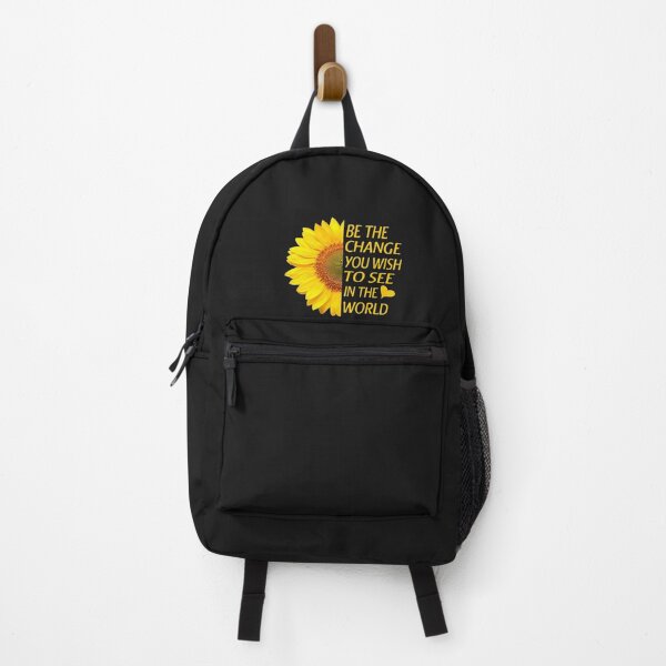 Artikelvorschau, Seien Sie die Veränderung, die Sie in der Welt Sonnenblume sehen möchten entworfen und verkauft von Esmilna Castillo.