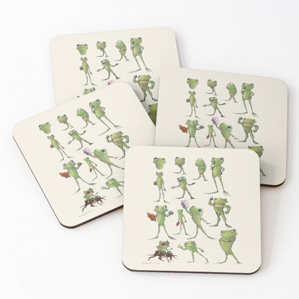 Item preview, Frogs designed and sold by Brittany Barry Art.