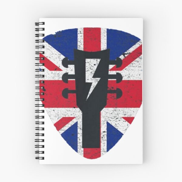 Artikelvorschau, Gitarren Pick Union Jack Flag Gitarrist Vintage T-Shirt Geschenk entworfen und verkauft von KingoC.